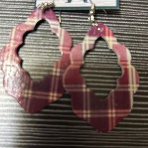 Fun plaid dangles